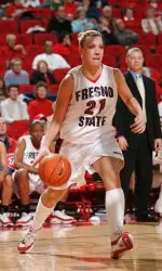 Amy Parrish notched her third double-double of the year, leading three Bulldog players in double-figures during Fresno State's 77-60 victory over San Jose State on Wednesday night at the Save Mart Center.
