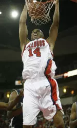 Junior forward Quinton Hosley is coming off a 20-point performance on the road against San Jose State. He and his teammates will close out their home schedule against Boise State on ESPN's Big Monday on Feb. 27.