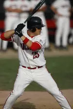 Senior Kent Sakamoto hit his second home run of the season in the third inning Sunday.