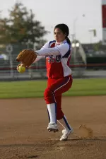 Freshman right hander Robin Mackin threw a three-hitter and struck out nine in the Bulldogs' 6-1 win over Loyola Marymount at the Aztec Classic.