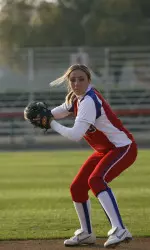 Freshman third baseman Haley Perkins has hit safely in every game but three this season as she's batting nearly .400 in her last 14 contests.