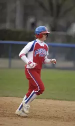 Junior catcher Nichole Willis hit her third home run of the season with a two-run shot in the fourth in the Bulldogs' 3-1 win.