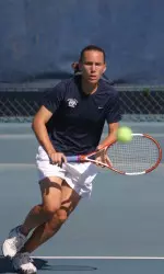 Senior Katharina Winterhalter won her ninth consecutive singles match and the 100th of her career in Fresno State's 6-1 win over Loyola Marymount on Sunday.