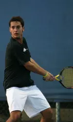 Freshman Jordi Ballester took Omar Altmann to three sets on Sunday, but lost in the super-tiebreaker 10-7.