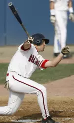 Sophomore Steve Susdorf was 3-for-4 with four RBI and two runs scored on Sunday.