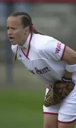Senior right fielder Daisy Gaynor and her teammates are focused on the task at hand when the 'Dogs participate in the 2006 WAC Softball Tournament at Bulldog Diamond.