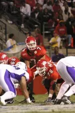 The leading candidate to win the job is the most experienced, albeit limited, Bulldog passer Tom Brandstater.