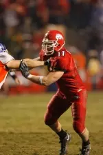 Tyler Clutts, a consensus preseason All-WAC pick as a junior, is the top returning sack master in the league.