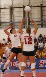 Freshman middle blocker Lexi Watson is one of the Bulldogs top blockers as she leads the squad with 0.93 block per game average.