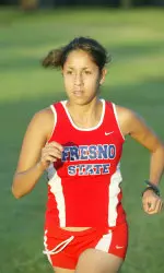 Sophomore Paloma Dominguez was one of two Bulldogs to post a personal-best 5K time today at the Sacramento State Hornet Jamboree. Finishing 29th overall, she clocked a time of 20:33.