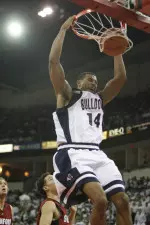 Quinton Hosley had a double-double Saturday afternoon.