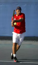 Freshman Mirko Zapletal won in three sets and clinched Fresno State's 5-2 victory over LMU, Friday at the Wathen Tennis Center.