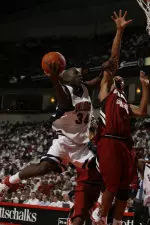 Ja'Vance Coleman had 16 points had Saturday night against Utah State.