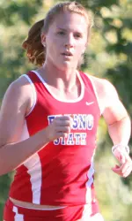 Senior Meredith Hawkins posted a personal-best on the Cal Poly course with a time of 18:33.