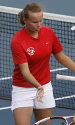 Sophomore Anastasia Petukhova advanced as far as the semifinals in singles, and will participate in the doubles semifinals on Monday.