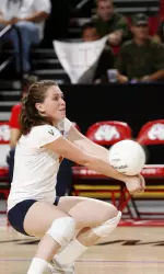 Kelly Mason tied a career-high with 17 digs tonight.