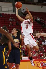 Tierre Wilson scored 22 points in Saturday's game against No. 13 Cal.