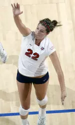 Freshman Tairyn Rasmussen earned WAC All-Freshman honors.