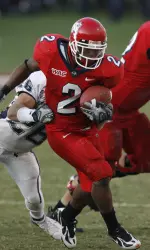 Clifton Smith rushed for a career-high 143 yards on 27 carries against the Aggies.