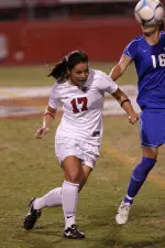 Chelsea Davis scored a goal on a penalty kick in Sundays win over Nevada.