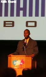 Charlie Ward, Heisman Award winner, was the keynote speaker for the Humanitarian Awards Dinner on Dec. 29.