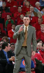 Head coach Steve Cleveland and the Dogs host Cal State Monterey Bay on Wednesday night at the Save Mart Center.
