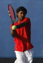 Freshman Tejesvi Veerepalli has won his last four in singles play and looks to continue his success on Sunday at UNLV.