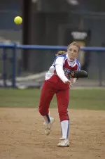 Haley Perkins went 2 for 3 on Friday night for Fresno State.