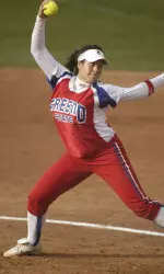 Sophomore pitcher Robin Mackin threw a complete-game shutout in the second game of the Saturday doubleheader to help Fresno State take two of three from Louisville.