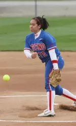 Sophomore Robin Mackin went 3-1 last week and was named WAC Pitcher of the Week on Tuesday.