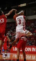 Tierre Wilson tied for the team lead with 16 points on Saturday.