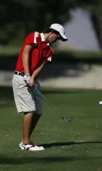 Freshman Brad Wyatt shot a 72 to tie for 35th after round one.