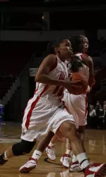 Senior Paige Diggs had 14 points and six rebounds on the night.