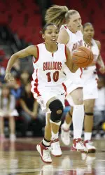 Paige Diggs had 11 points and 7 rebounds for the Bulldogs.