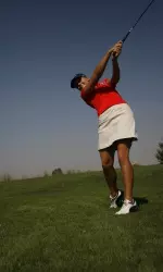 Sophomore Jennifer Shipley finished her second round with a score of 70.