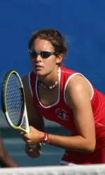 Freshman Vanessa Heroux and the Bulldogs will look to improve on their eight-match winning streak tonight at the Wathen Tennis Center.
