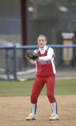 Haley Perkins had a solid day for the Bulldogs Saturday afternoon.