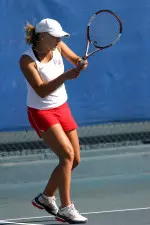 Freshman Renata Kucerkova won 8-2 in doubles with Danon Beatty, then won 6-0, 6-0 at the No. 2 spot in the singles lineup.