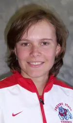 Freshman Anastasia Petukhova beat Anastassia Lyssenko in straight sets on Sunday, helping the 'Dogs beat the Hornets 5-2 at the Wathen Tennis Center.