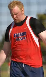 Dave Endler earned a trip to Oregon in the discus, his third qualifying mark.