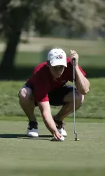 Matt Ryan finished the tournament one under par to lead the 'Dogs today.
