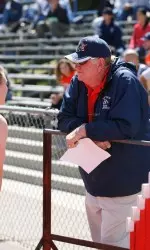 Head Coach Bob Fraley and the Bulldogs return home on April 28.