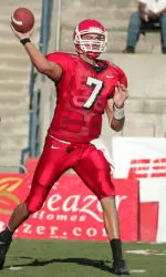 Junior quarterback Tom Brandstater threw for 140 yards, one touchdown and guided the offense to three touchdowns in the red zone in Saturday's scrimmage.