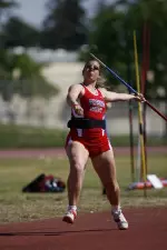 Senior Mallory Webb placed sixth in the javelin at the 2007 NCAA Championships.