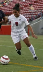 Nicole Gutierrez scored one of Fresno State's goals in Saturday's 2-2 tie with Fresno Pacific.