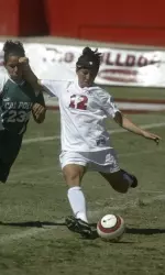 Amanda Reyes had her second goal of her career in a 3-0 win over UC Irvine on Friday. (Photo by Keith Kountz)