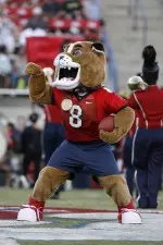 Timeout made his grand appearance before the Bulldog fans prior to the football home opener.