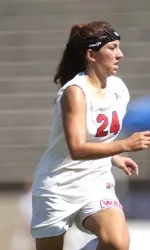 Amanda Reyes is a senior on the women's soccer team this season.