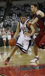 Senior Hector Hernandez and the Dogs host Idaho Saturday night.