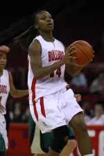 LaShaunte Stephens had 12 points in Saturday's win over Idaho.